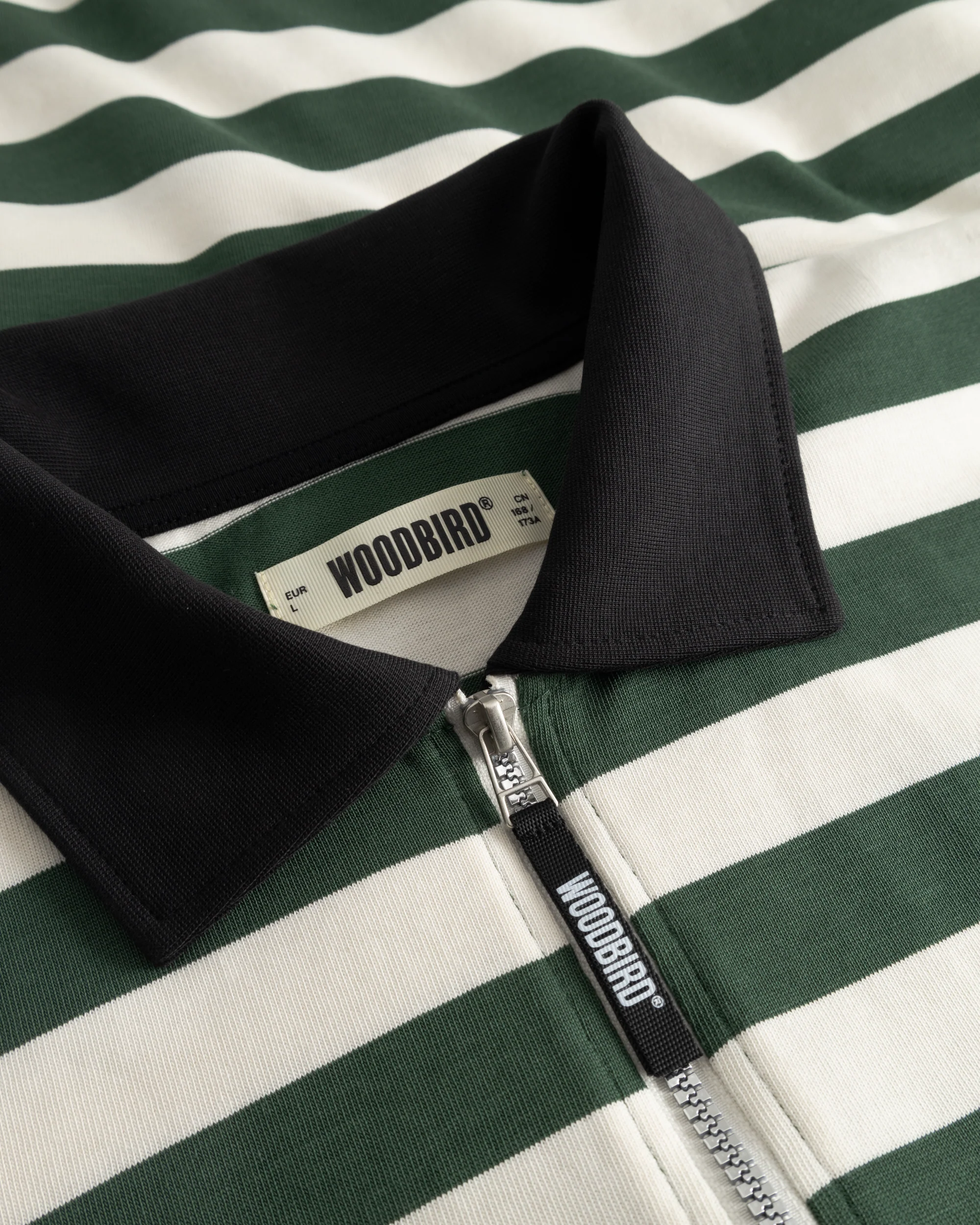 WBHiro L/S Stripe Zip Polo - Image 3